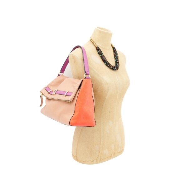 Kate Spade Colorblock Leather Shoulder Bag Colorful Crossbody - Picture 2 of 13